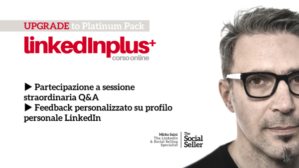 Upgrade to Platinum Pack | Feedback personalizzato + Sessione Q&A